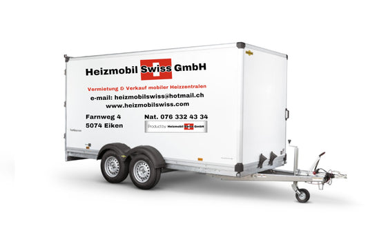 Neue Mobile Heizungsanlage mit Öl-Brennwertkessel 86KW